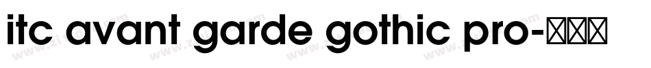 itc avant garde gothic pro字体转换